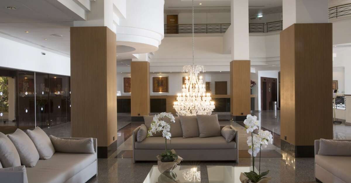 Ein Foto vom Innenbereich im Venus Beach Hotel