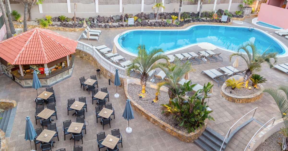 Een foto van het zwembad bij Appartementen Marola Park