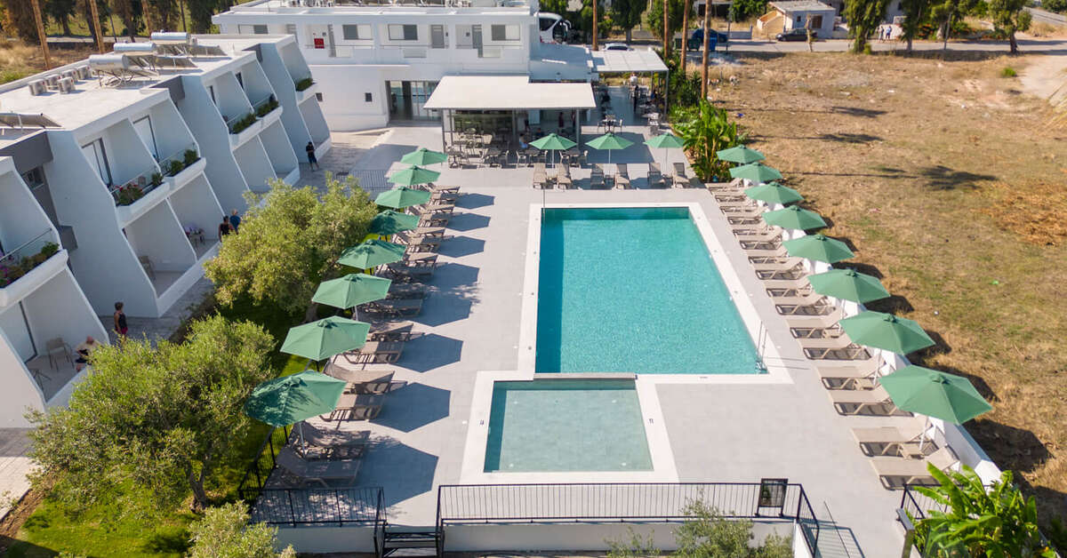 Een foto van het zwembad bij Smaragdi Kos Hotel