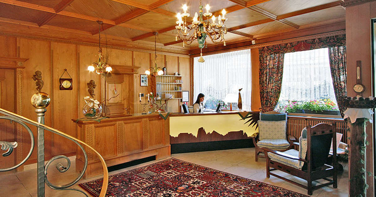 Een foto van het interieur van Rainell Dolomites Retreat