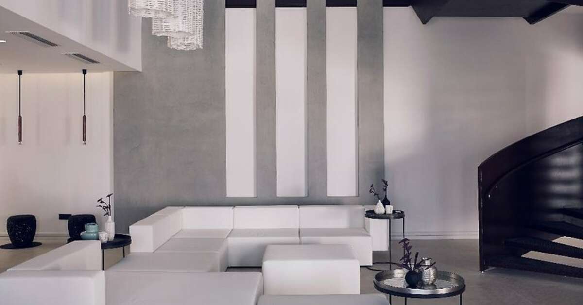 Een foto van het interieur van Santo Maris Oia Luxury Suites & Spa