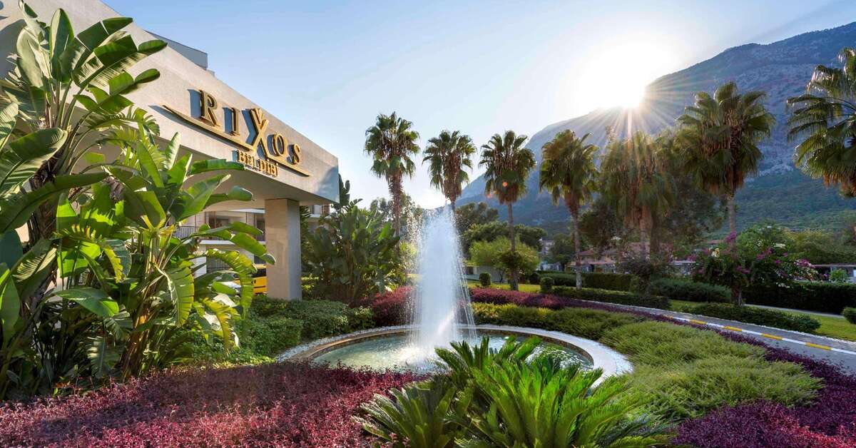 Een foto van de buitenkant van Rixos Beldibi