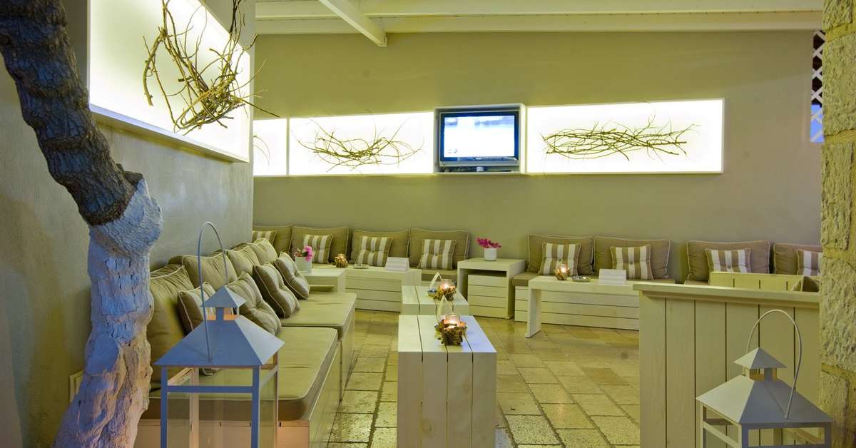 Een foto van het interieur van Piskopiano Village