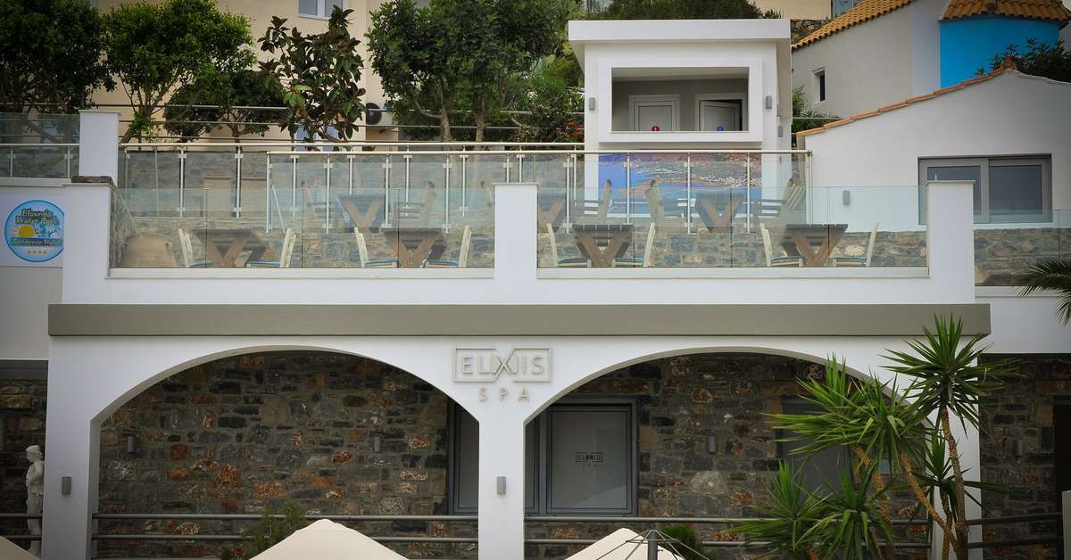 Een foto van de faciliteiten bij Elounda Water Park Residence Hotel
