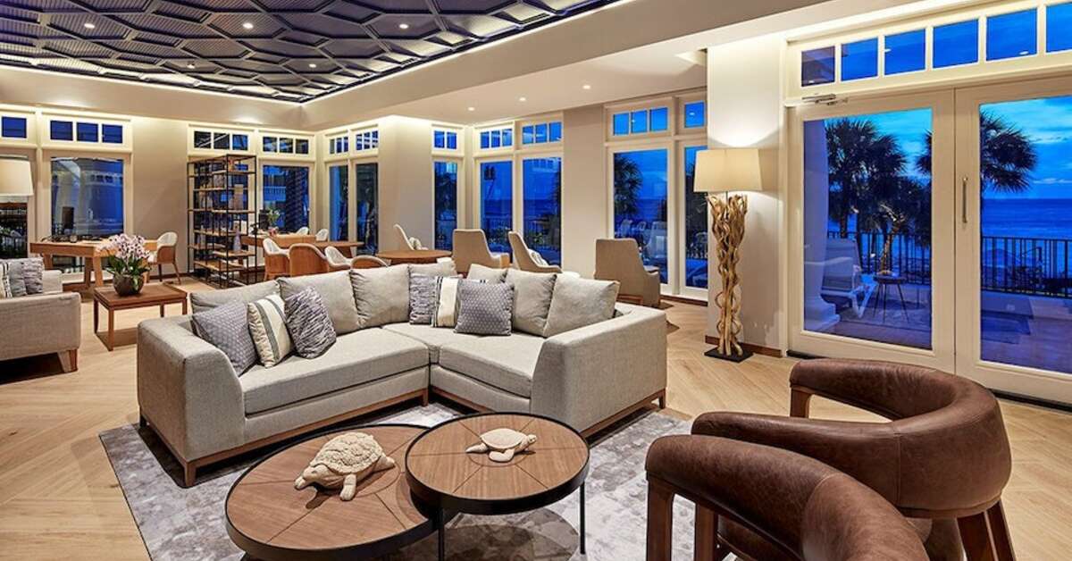 Een foto van het interieur van Curacao Marriott Beach Resort