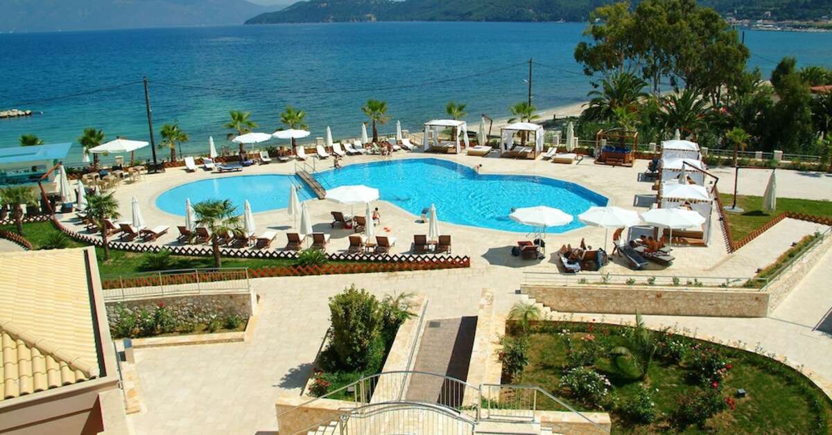 Een foto van het zwembad bij Ionian Emerald Resort