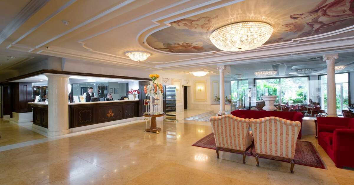 Een foto van het interieur van Amadria Park Hotel Milenij