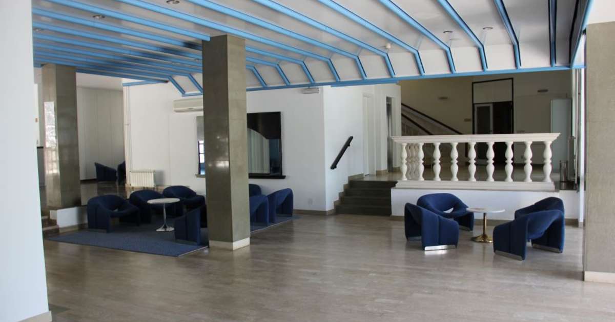 Een foto van het interieur van Hotel Orsan