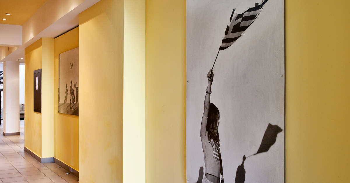 Een foto van het interieur van Arion Athens Hotel