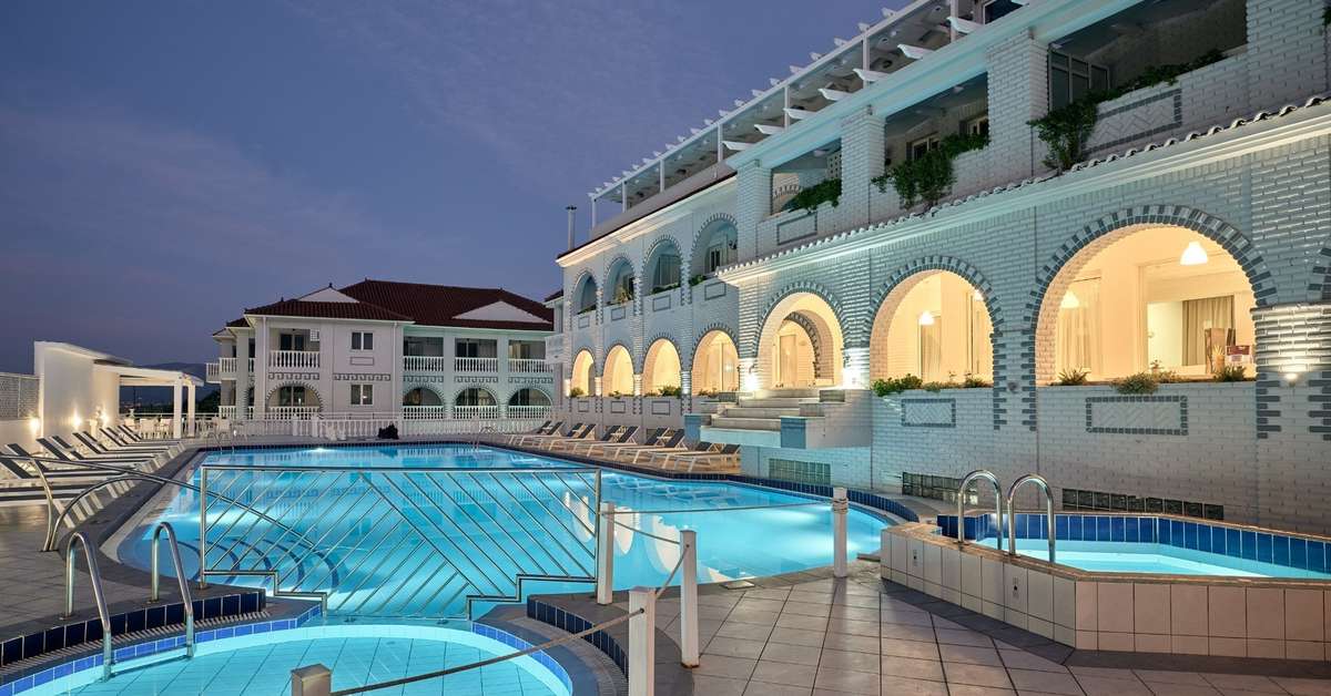 Een foto van het zwembad bij Meandros Boutique & Spa