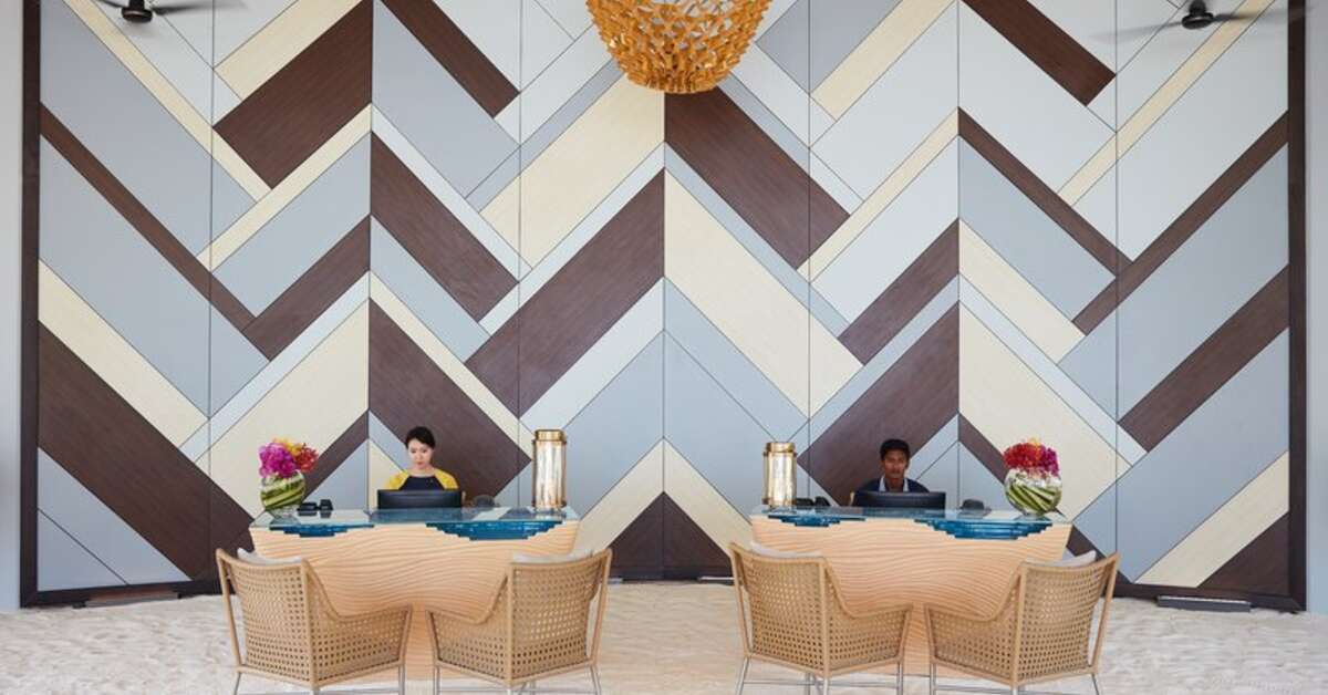 Een foto van het interieur van NH Collection Maldives Havodda Resort