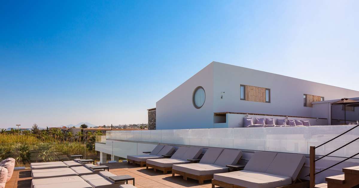 Een foto van het terras bij Atermono Boutique Resort
