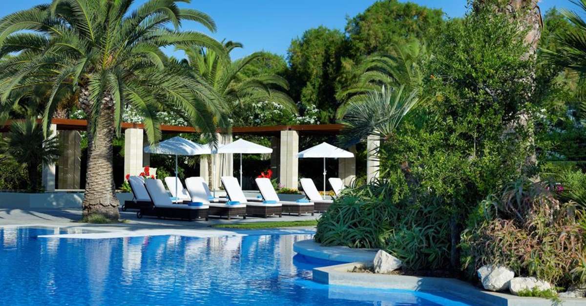 Een foto van het zwembad bij Sheraton Rhodes Resort