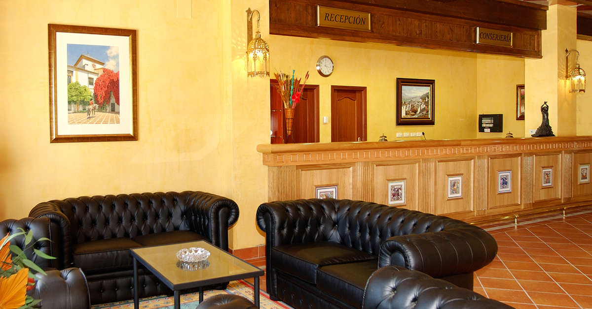 Een foto van het interieur van Blue Sea El Cortijo