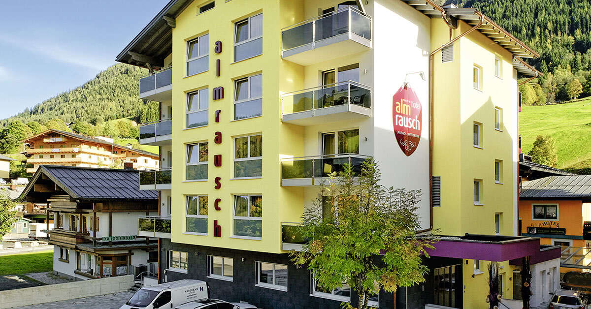 Een foto van een overzicht van Hotel Almrausch