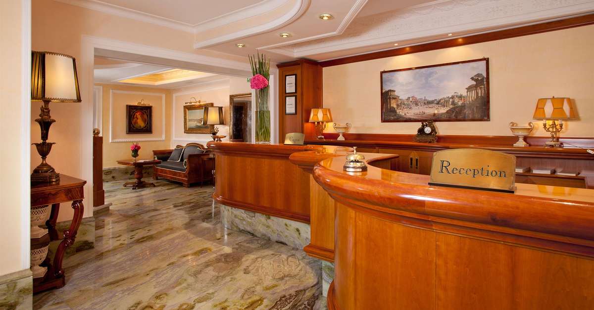 Een foto van het interieur van Albergo Ottocento