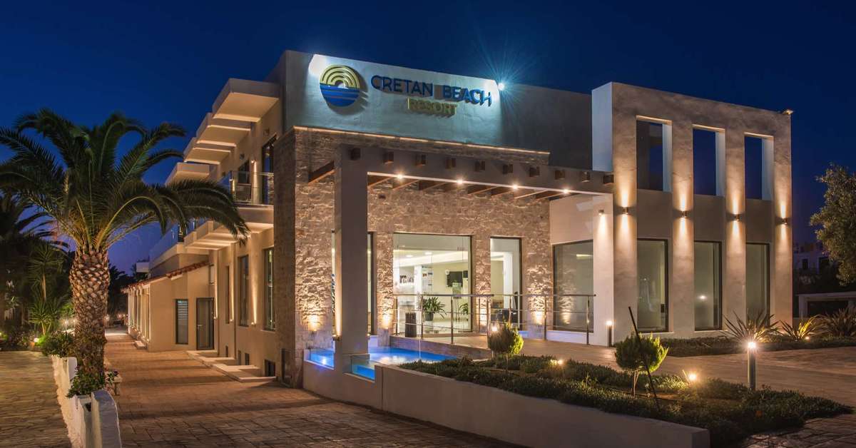Een foto van de buitenkant van Cretan Beach Resort