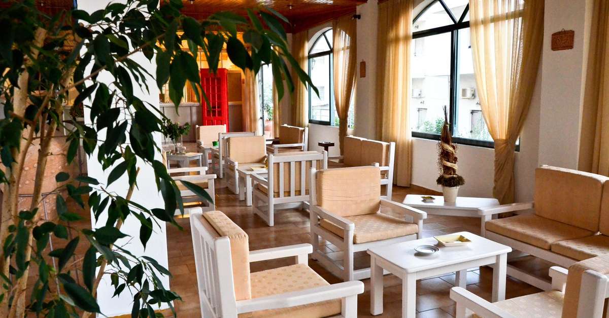 Een foto van het interieur van Niko Elen Hotel