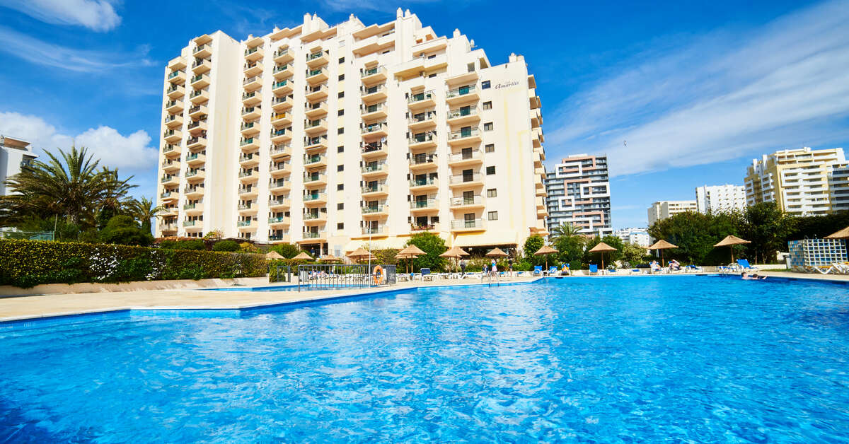 Een foto van de buitenkant van Hotel Club Amarilis