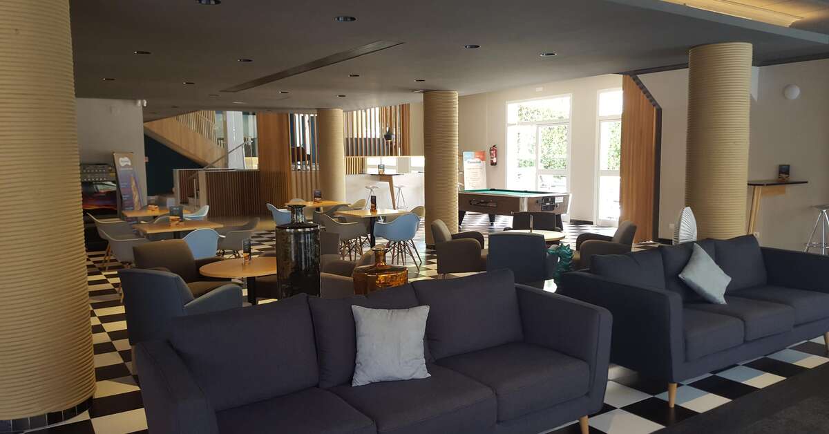 Een foto van het interieur van Golden Acqua Salou