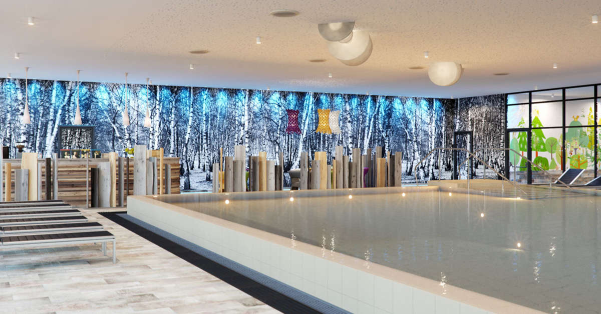 Een foto van het zwembad bij A-ja Bad Saarow Resort