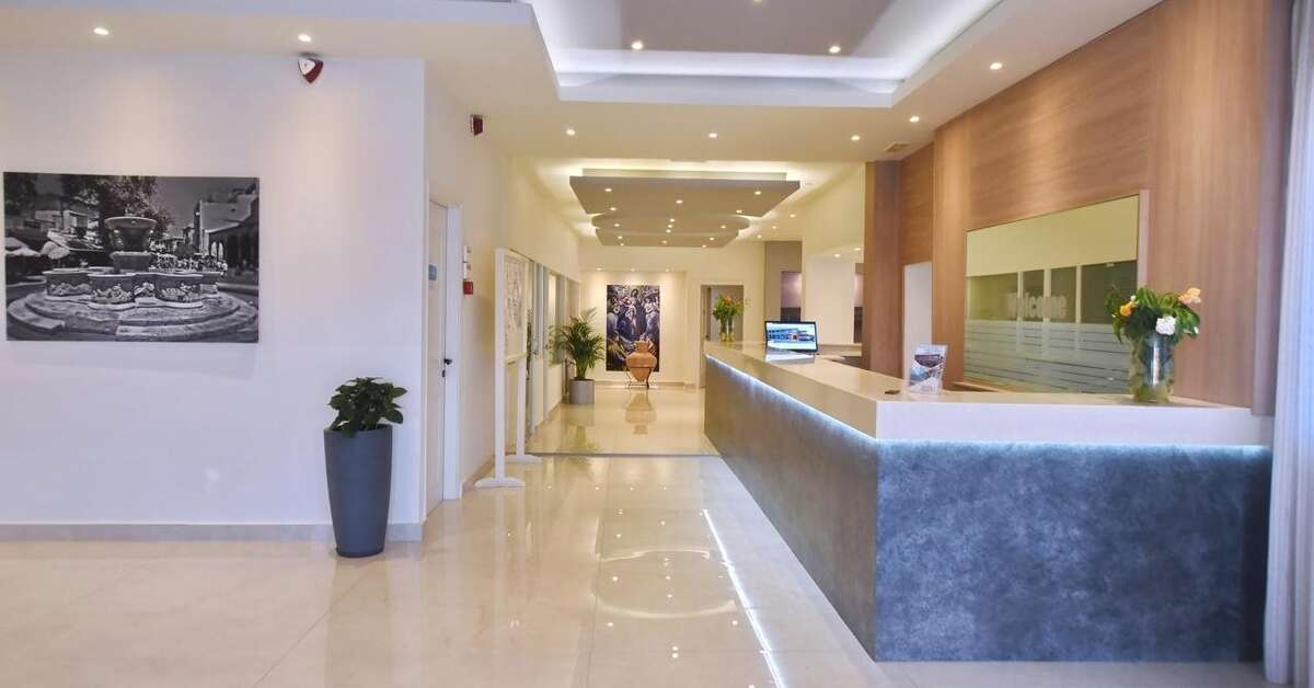 Een foto van het interieur van Hotel Kalia Beach