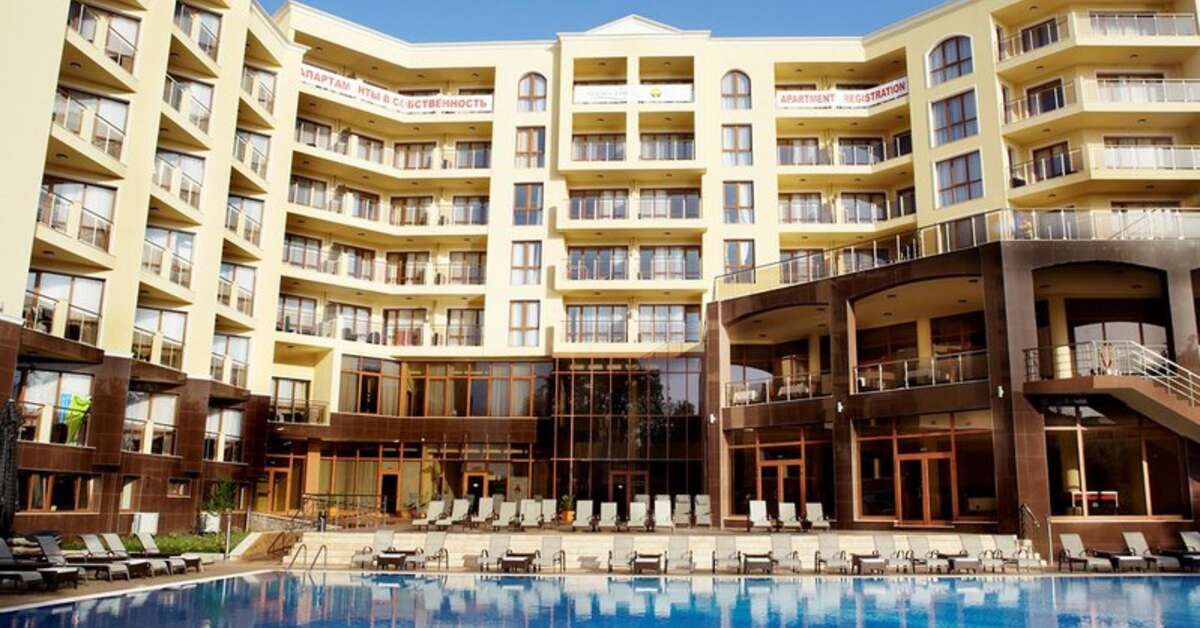 Een foto van een overzicht van Aparthotel Golden Line