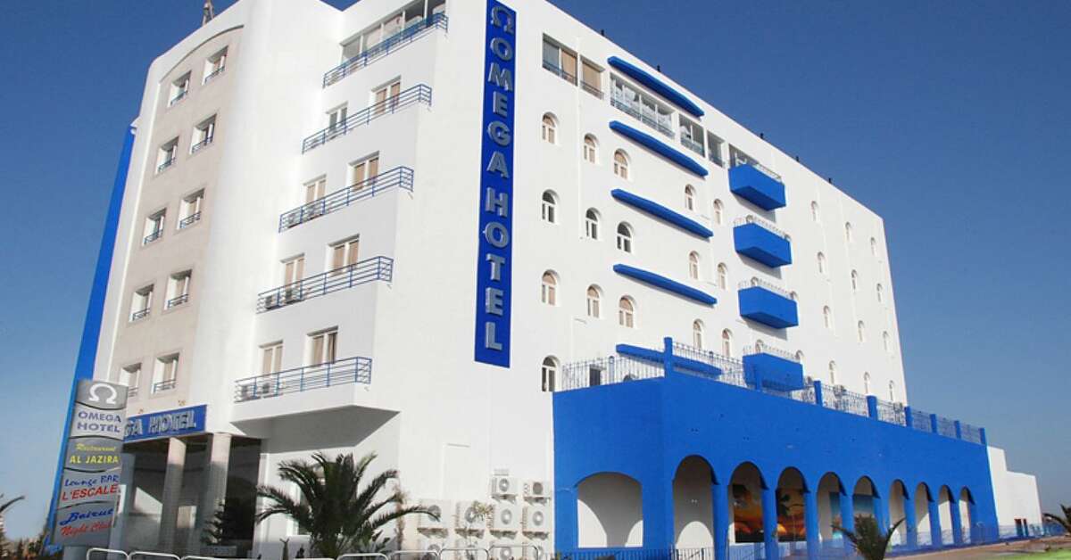 Een foto van de buitenkant van Omega Hotel Agadir