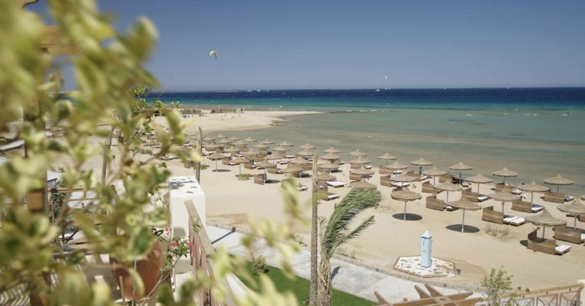 Ein Foto vom Strand beim Imperial Shams Abu Soma