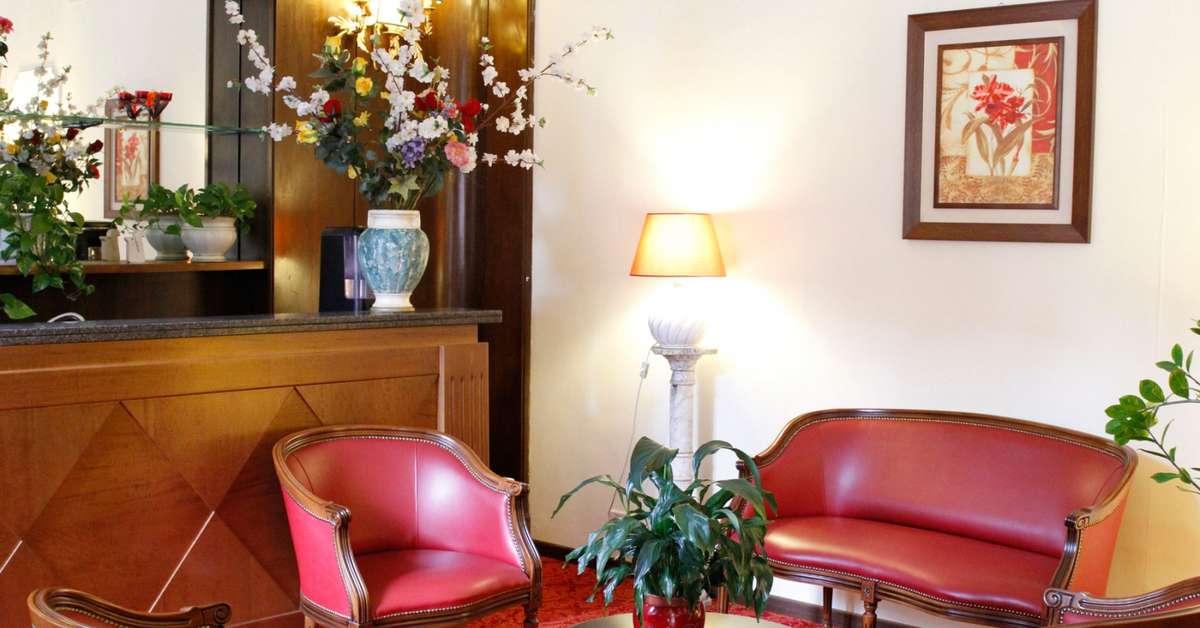 Een foto van het interieur van The Cross Hotel