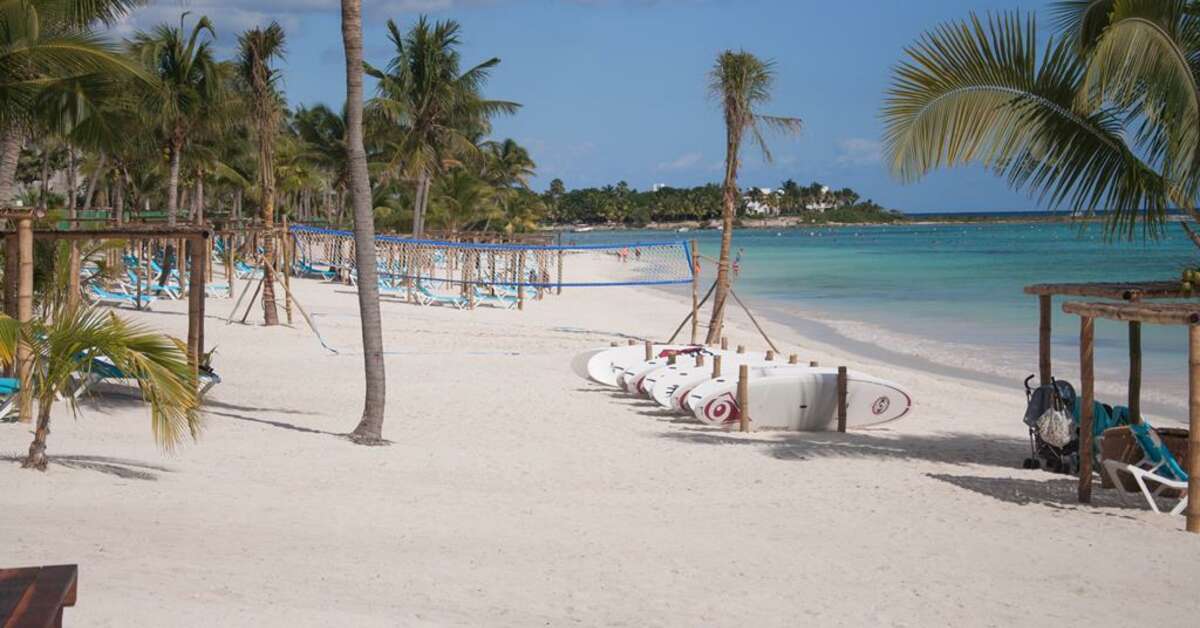 Een foto van het strand bij Akumal Bay Beach & Wellness Resort