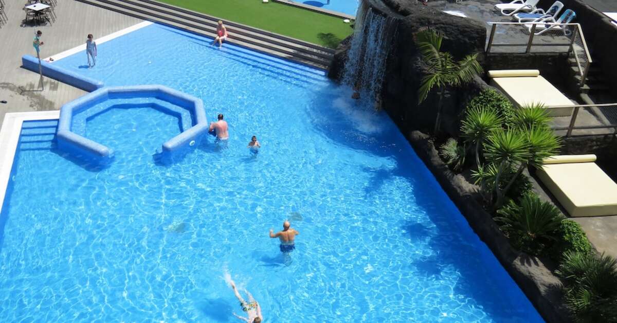 Een foto van het zwembad bij Hotel Papi