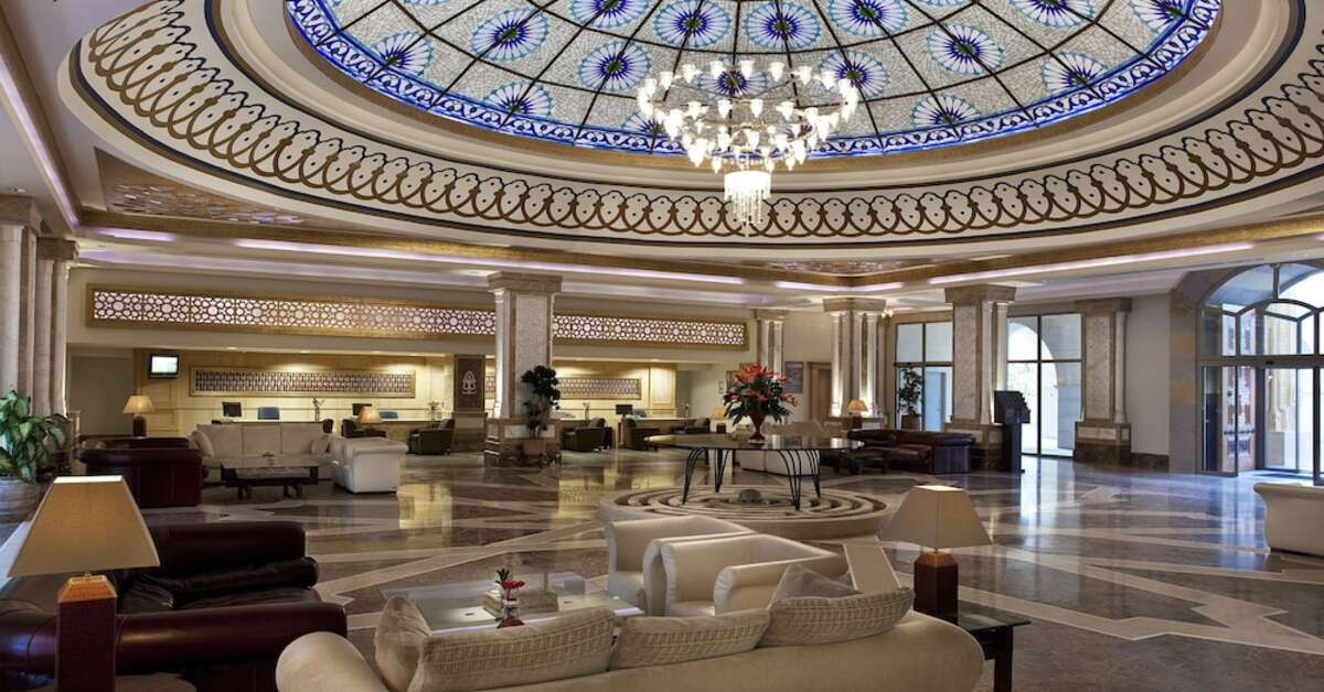 Een foto van het interieur van Kempinski Hotel The Dome