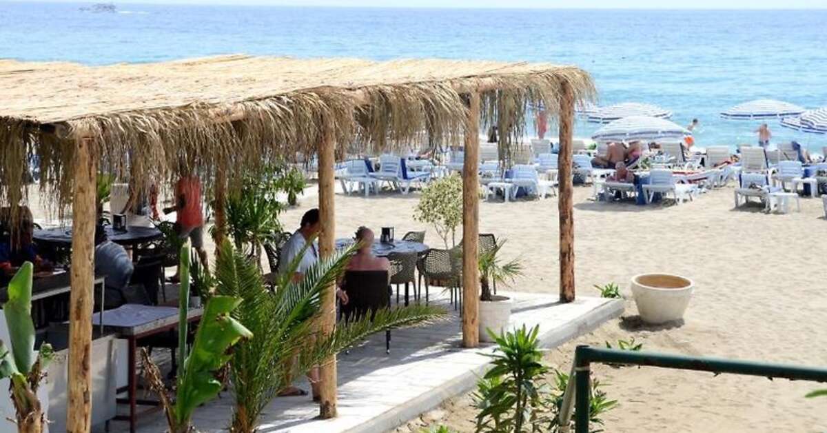 Ein Foto vom Strand beim Oba Star Hotel & Spa
