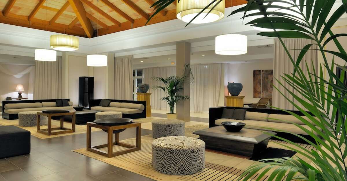 Een foto van het interieur van Vincci Costa Golf