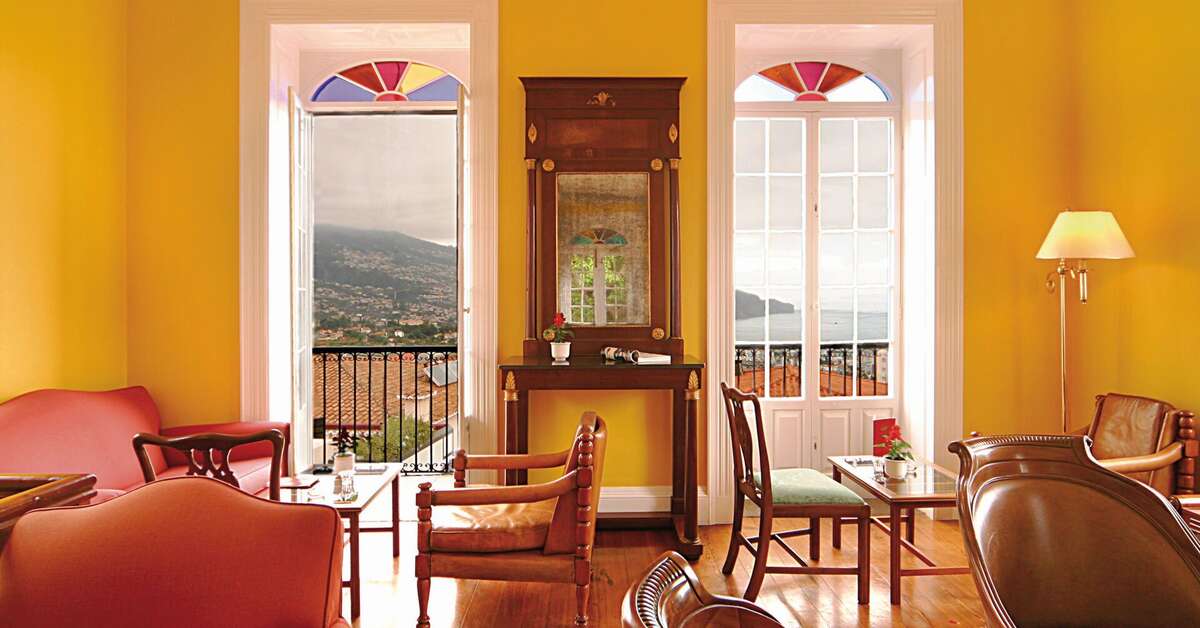 Een foto van het interieur van Hotel Quinta da Bela Vista