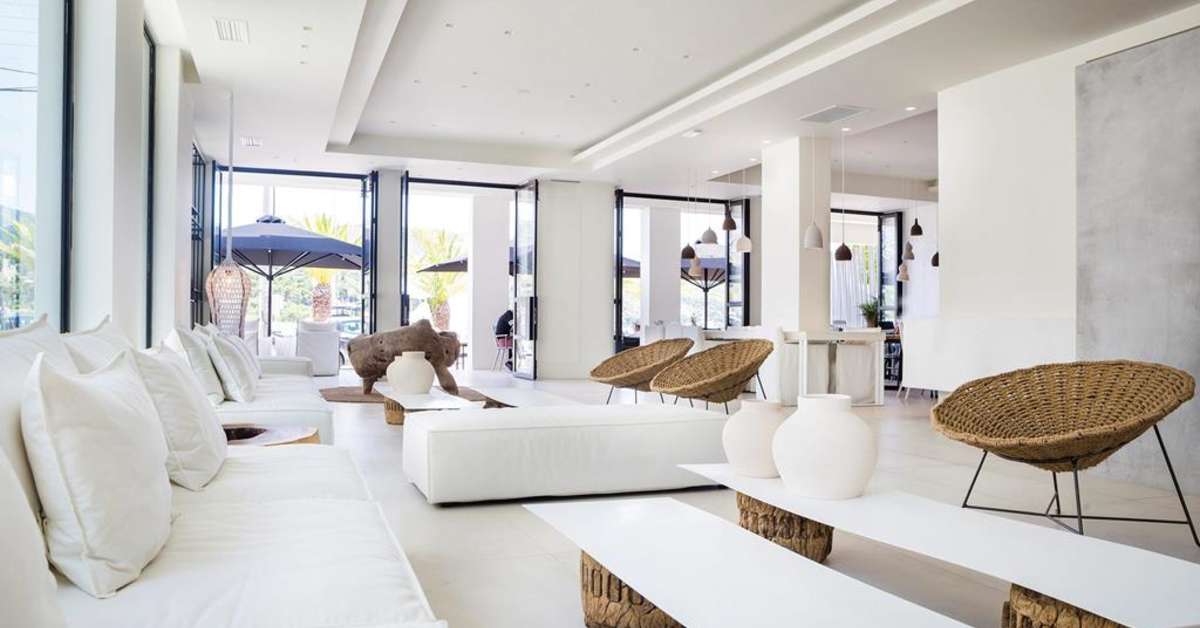 Een foto van het interieur van Kefalonia Grand Hotel