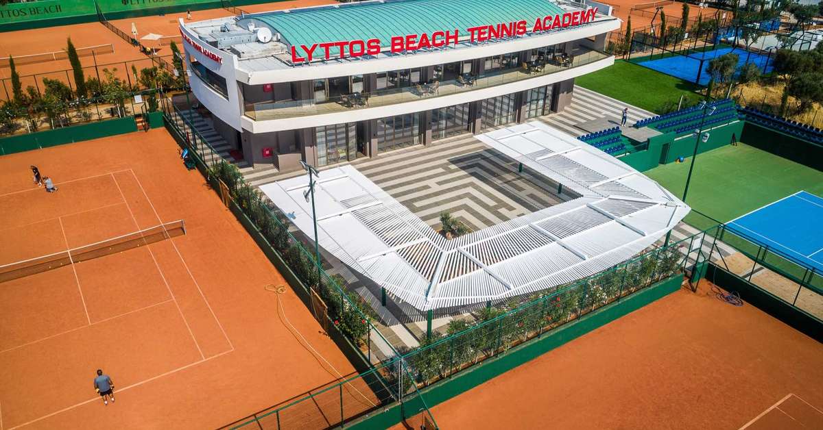 Een foto van de faciliteiten bij Lyttos Beach