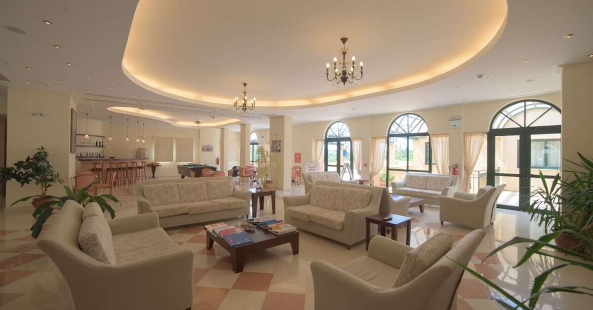 Een foto van het interieur van Century Resort Corfu