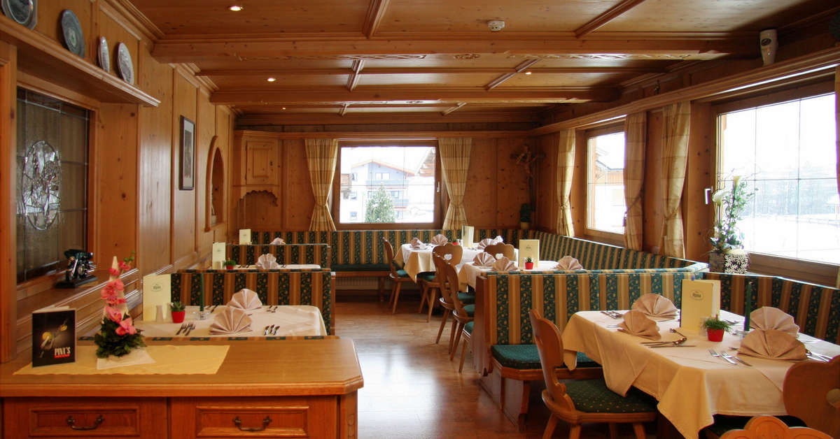 Een foto van de faciliteiten bij Hotel Alpina