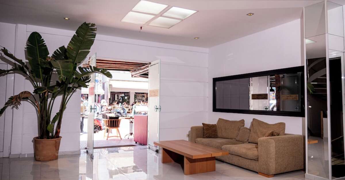 Een foto van het interieur van Hotel Pela Maria