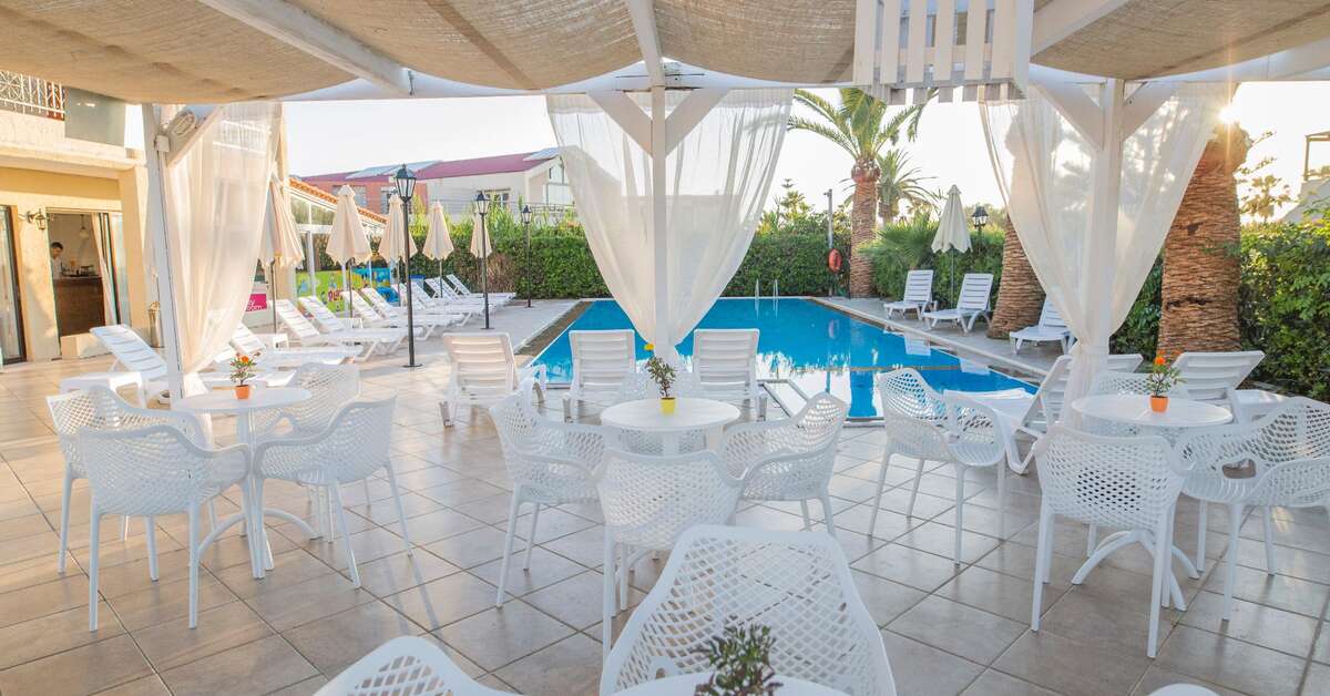 Ein Foto von den Einrichtungen im Creta Aquamarine Hotel