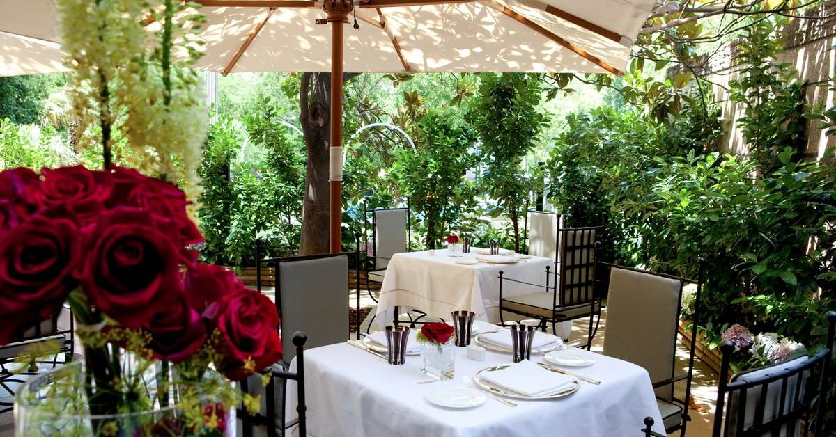 Een foto van het terras bij Rosewood Villa Magna