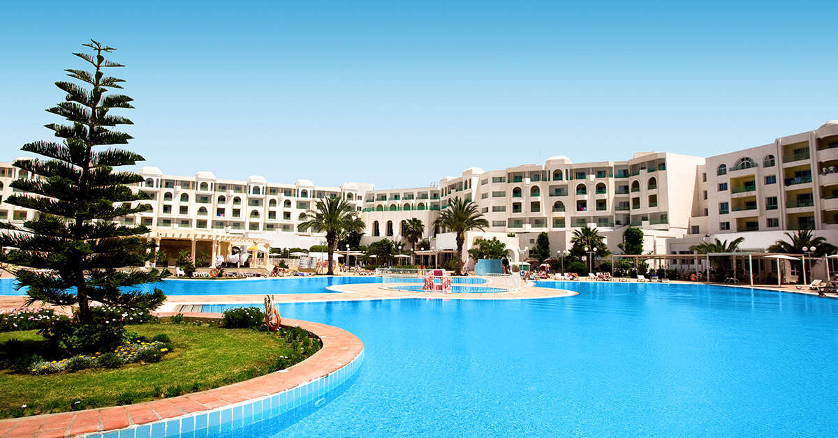 Een foto van het zwembad bij El Mouradi Hammamet Resort