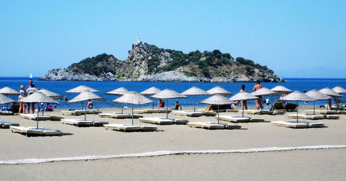 Een foto van het strand bij Dalyan Grand Aparthotel