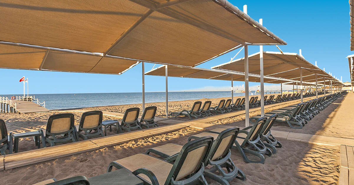 Een foto van het strand bij Sherwood Dreams Resort