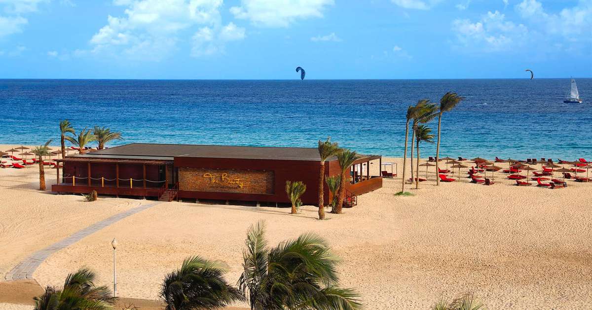 Een foto van het strand bij Hilton Cabo Verde Sal Resort