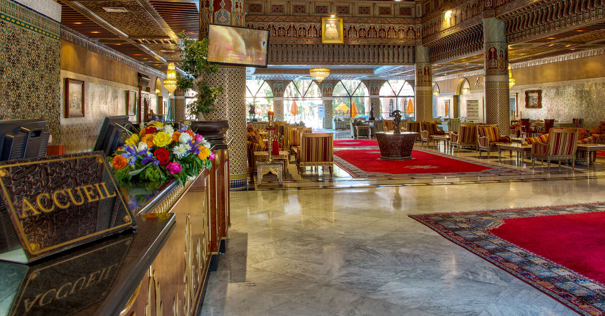 Een foto van het interieur van Royal Mirage Deluxe Hotel