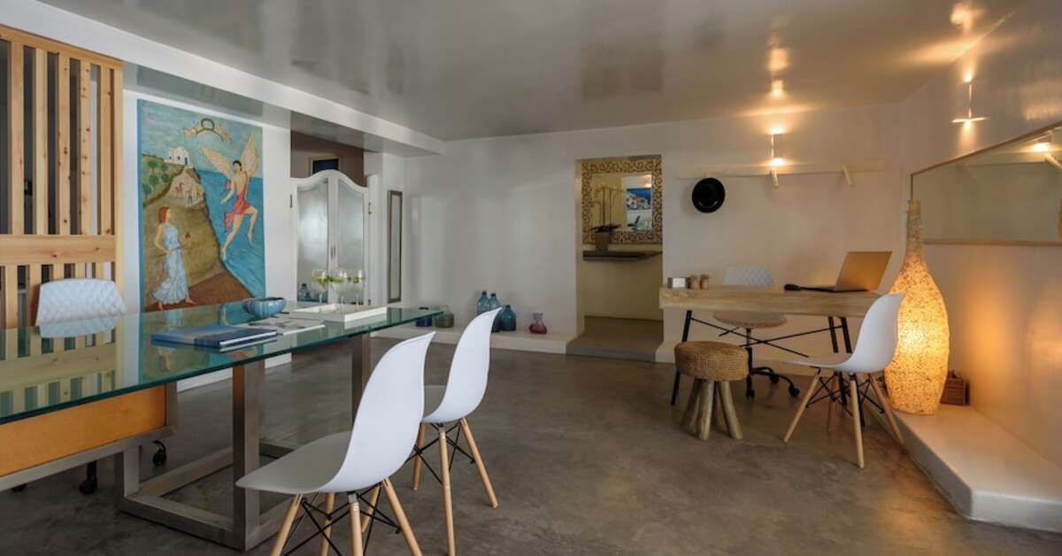 Een foto van het interieur van Kalestesia Suites