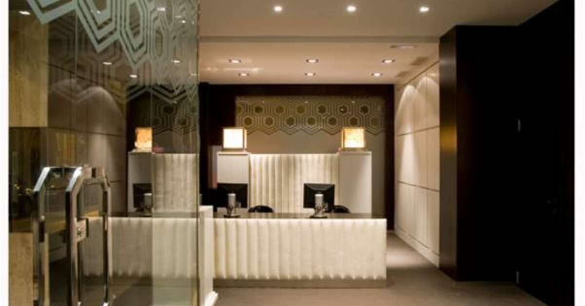 Een foto van het interieur van Hotel Mariposa